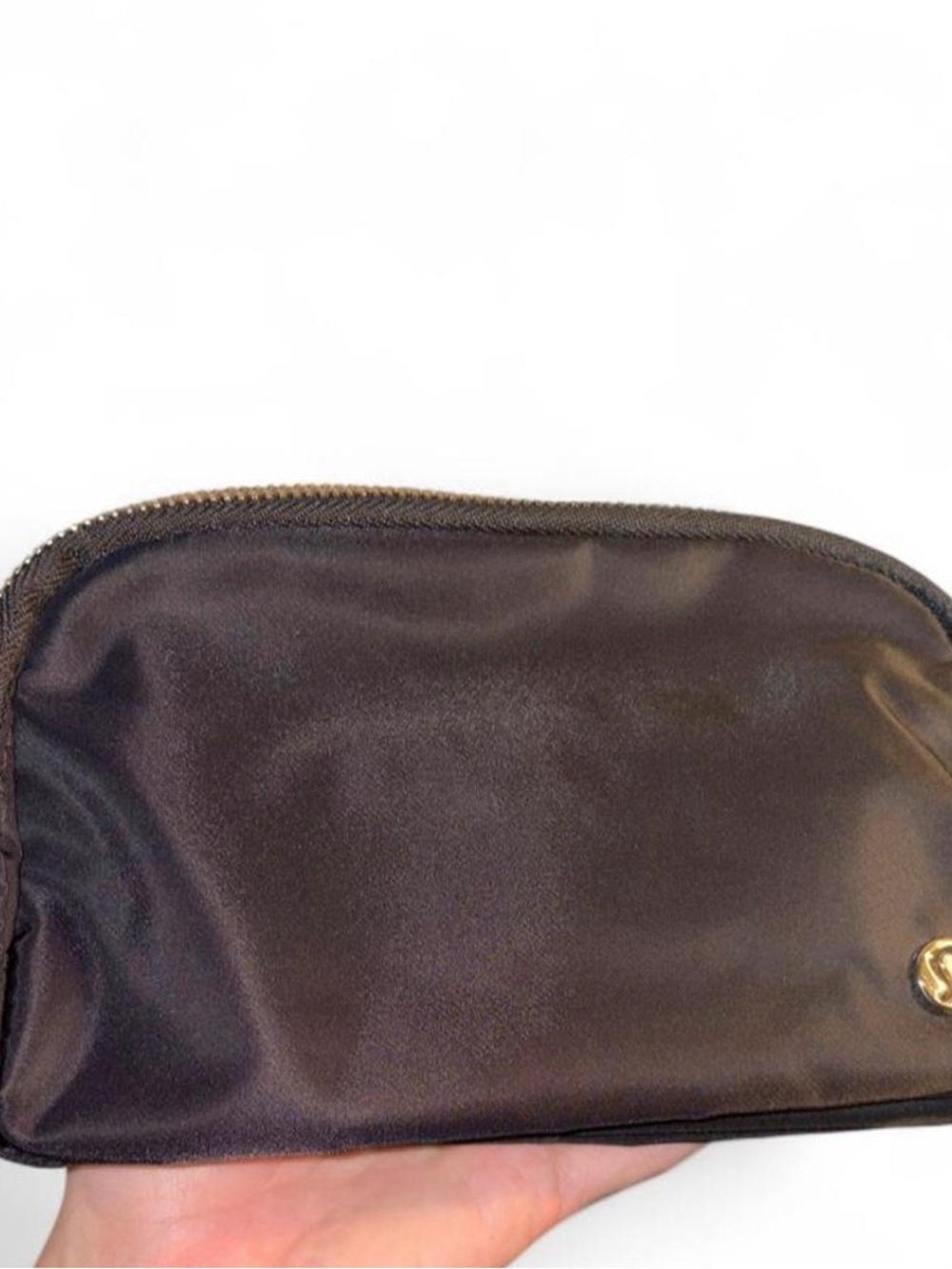 lululemon 1L Black and Gold Belt Bag